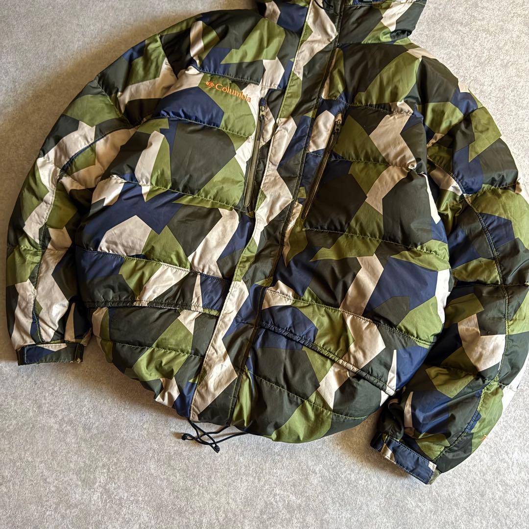ジャケット・アウター columbia archive camouflage down parka