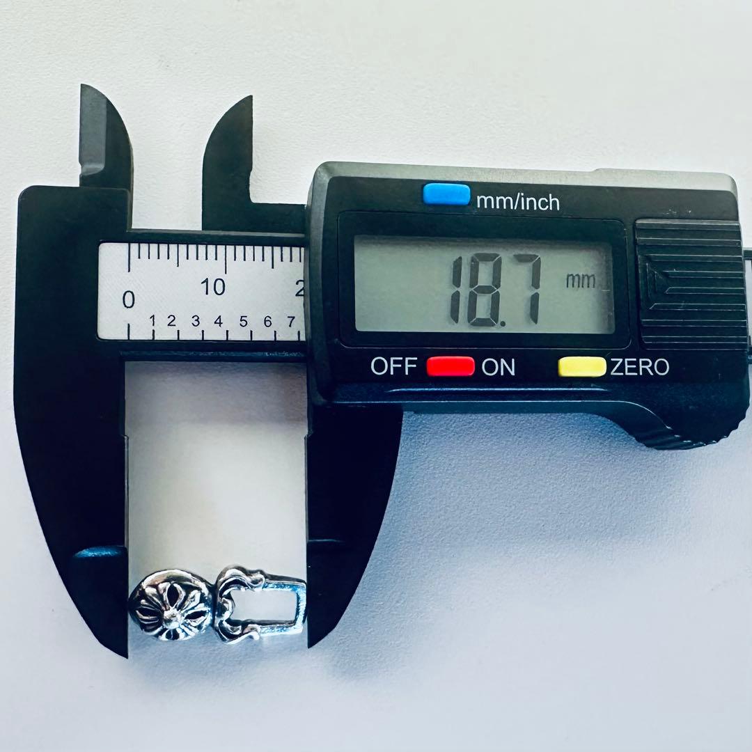 【美品】クロムハーツ クロスボール ネックレス ファスナーパーツ 紙袋＆布袋付き