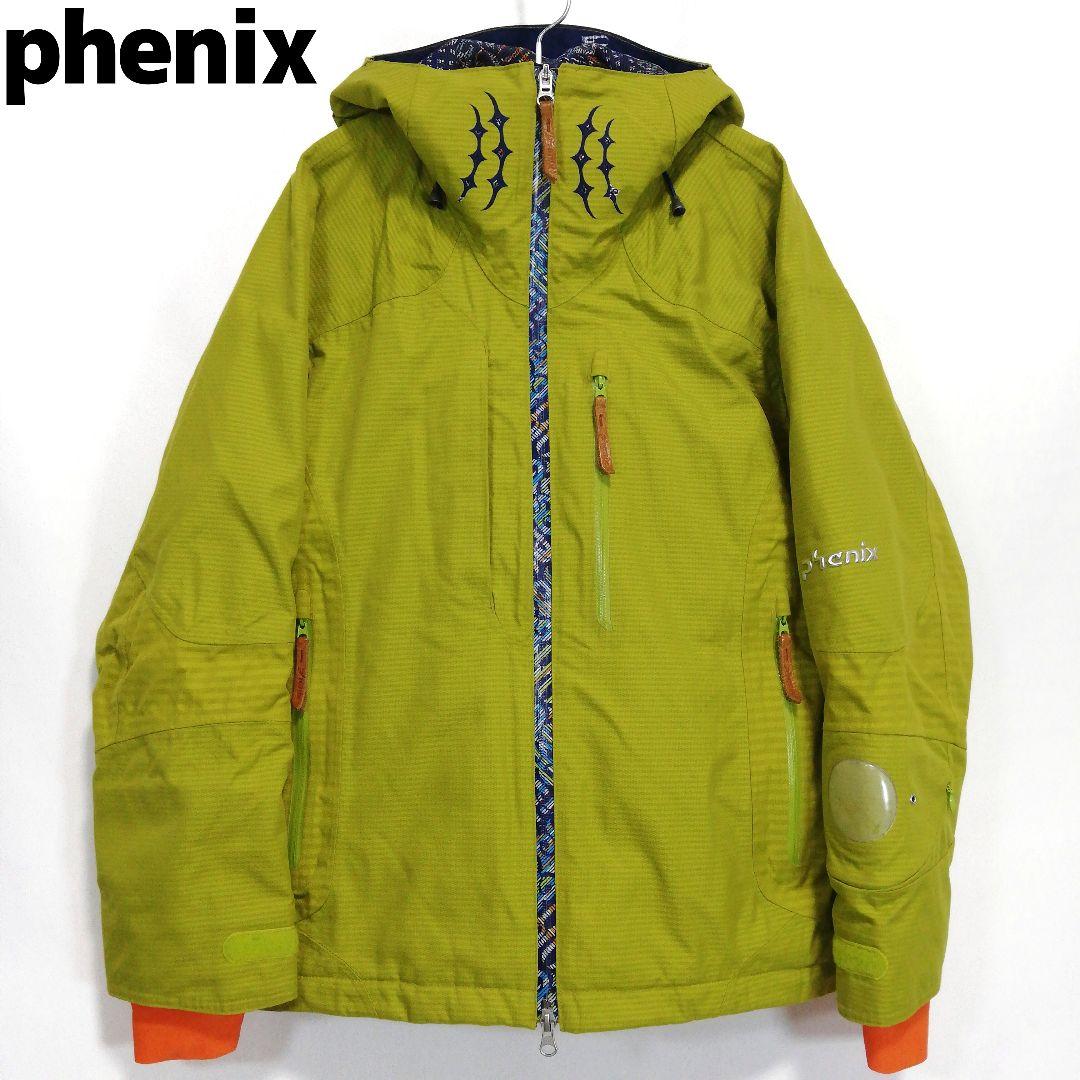 phenix スノボウェア ジャケット グリーン 黄緑色 ロゴ フェニックス