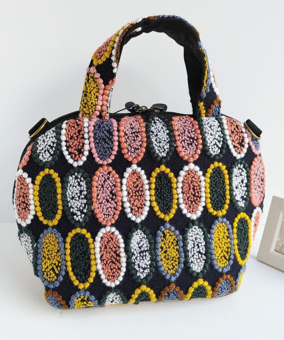 ラスト1点 ミナペルホネン 超レア ピンクミッスク ミニサイズファスナーバッグ①