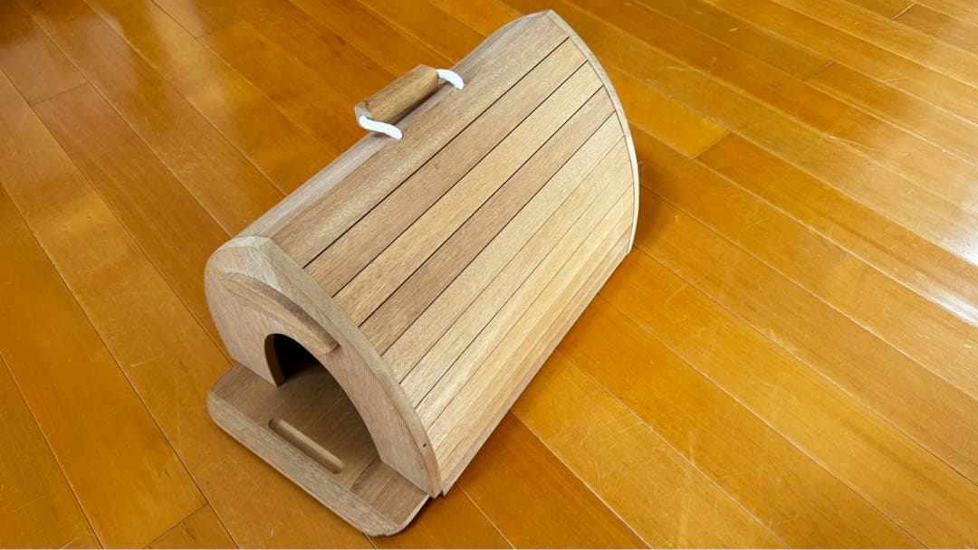 ⭐️お洒落で持運びが楽⭐️ハンドメイド⭐️小型犬/猫用小屋 木製★送料無料