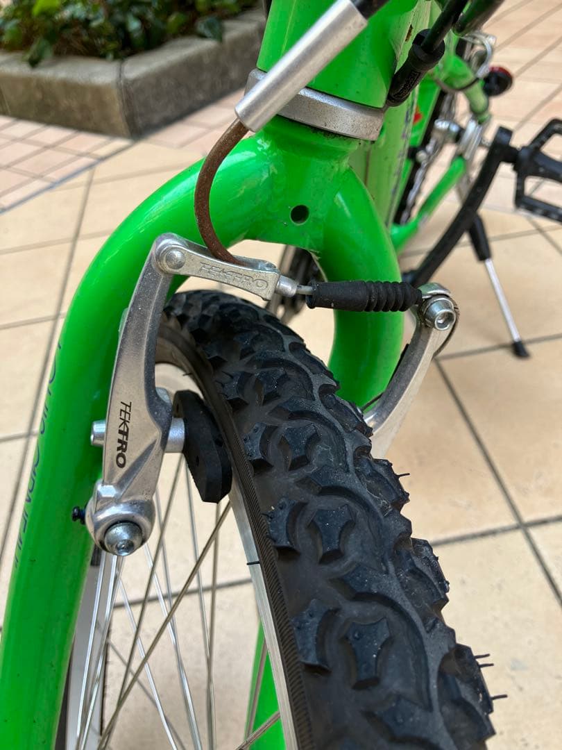 LOUIS GARNIER キッズバイク グリーン22インチ　受け渡し横浜市内