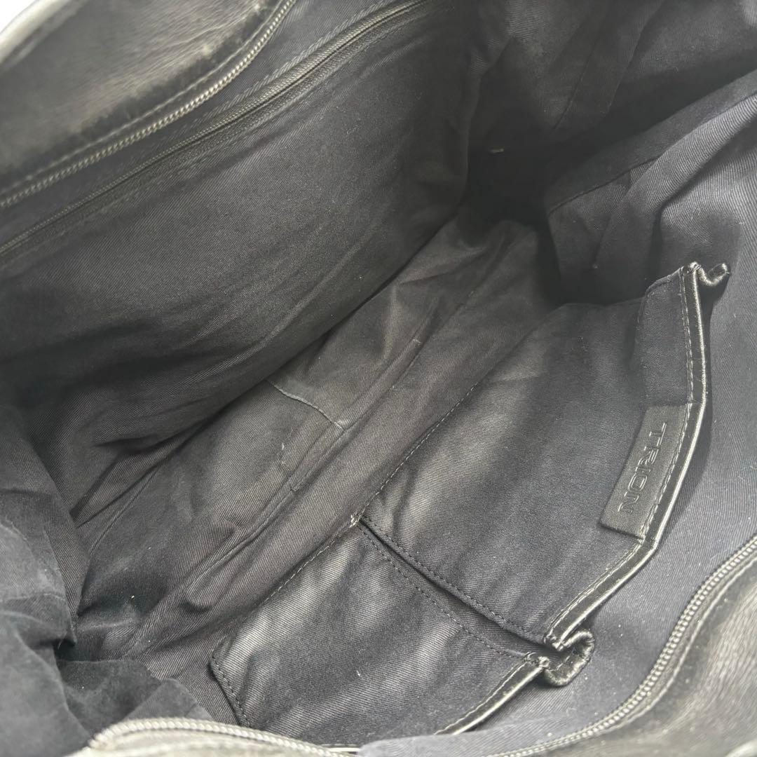 【ヴィンテージ】トライオン　2way ビジネスバッグ　ショルダー　トート　黒