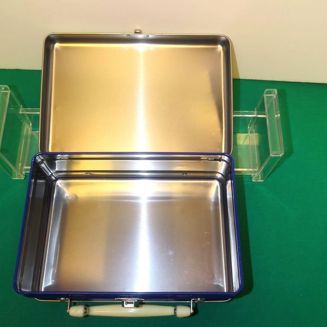 昭和レトロ　珍品水色　1980年代　可愛いファンシー缶 PANKY BAND