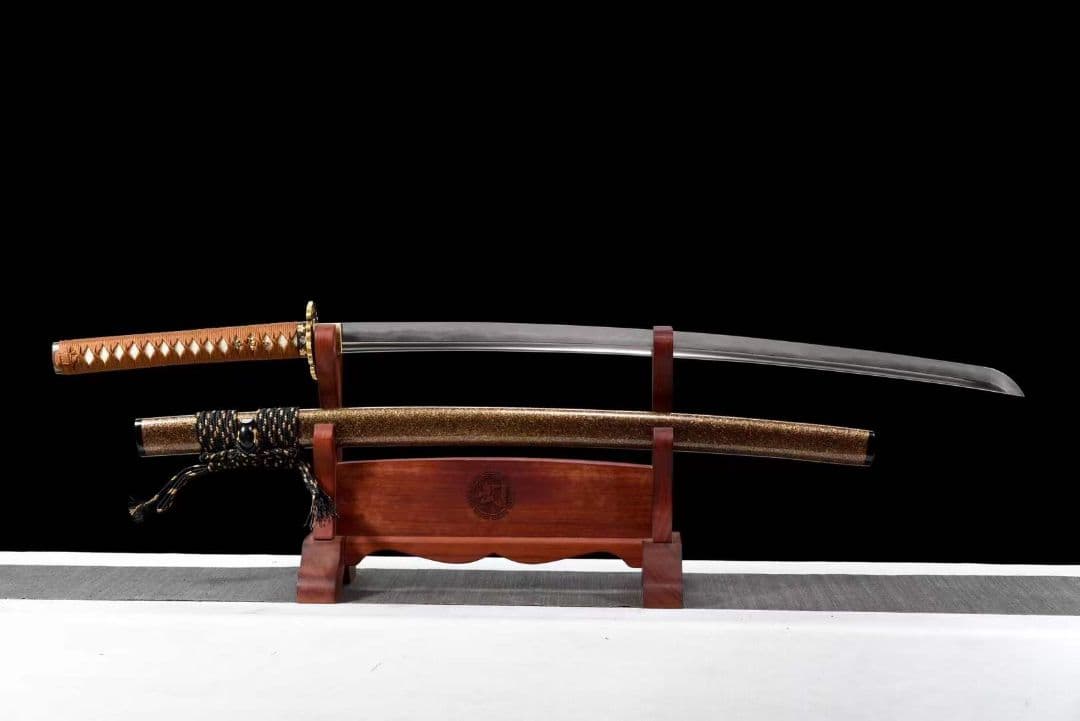 26寸模様鋼焼刃三色研磨真横手武士刀『知秋』武具　刀装具　日本刀　模造刀 居合刀