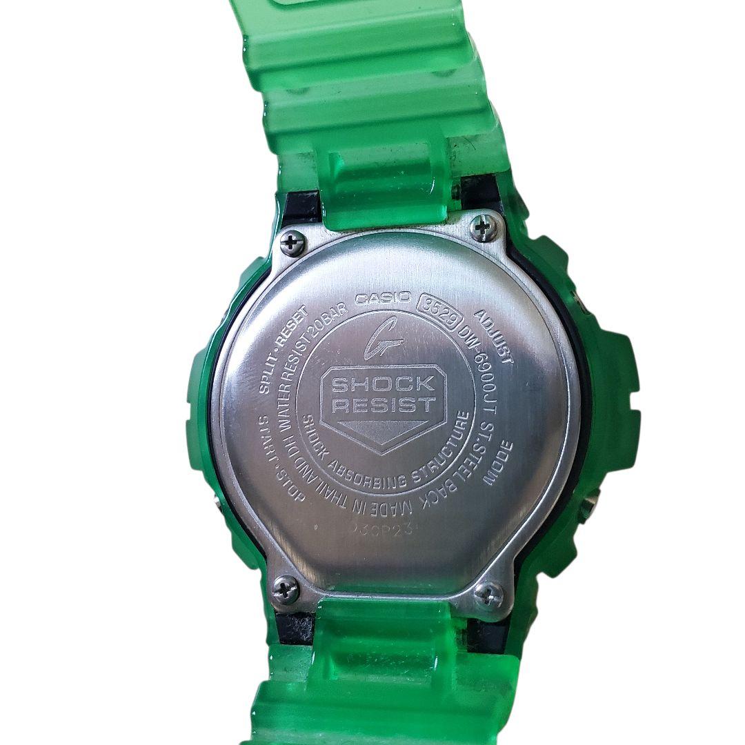 【状態良好】CASIO G-SHOCK DW-6900JT スケルトングリーン