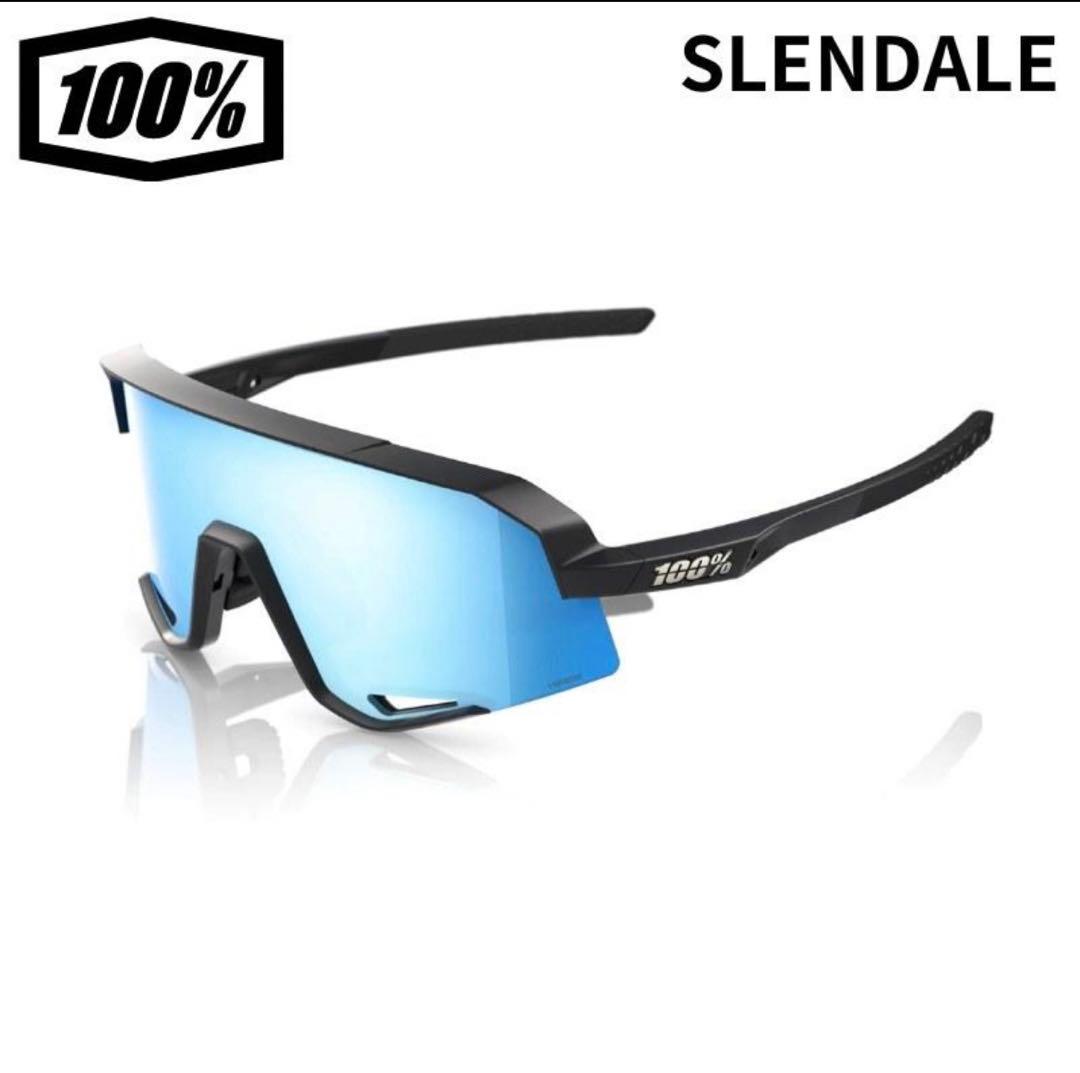 最新作100% SLENDALE Matte Black サングラス野球ゴルフ