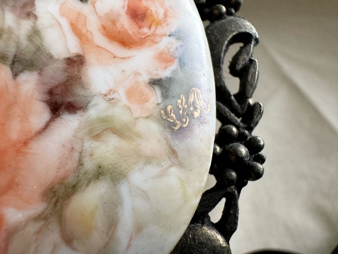 1920s ロンドン 作家サイン付き 手書き ポーセリン 置物 アンティーク