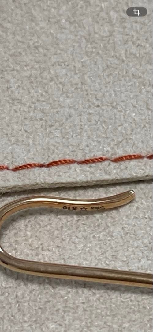 STAR JEWELRY GIRL K10ゴールド ラインピアス　オニキス