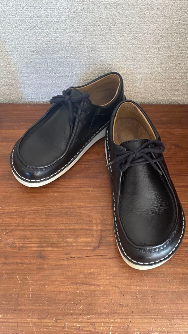 ビルケンシュトックパサデナ【38】ブラック レザー ブラック