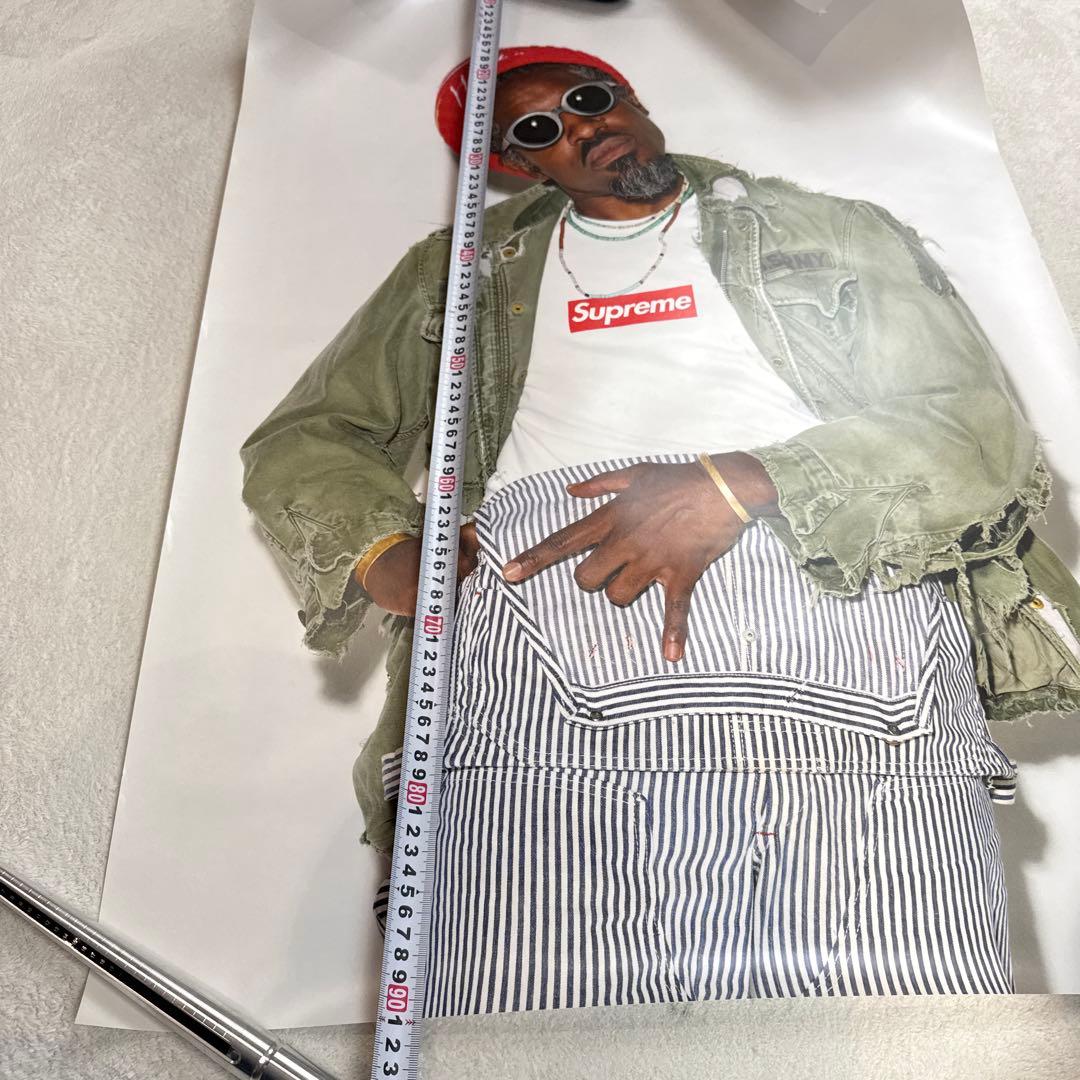 Supreme 22AW Andre3000 ポスター　証明書？、箱など付き