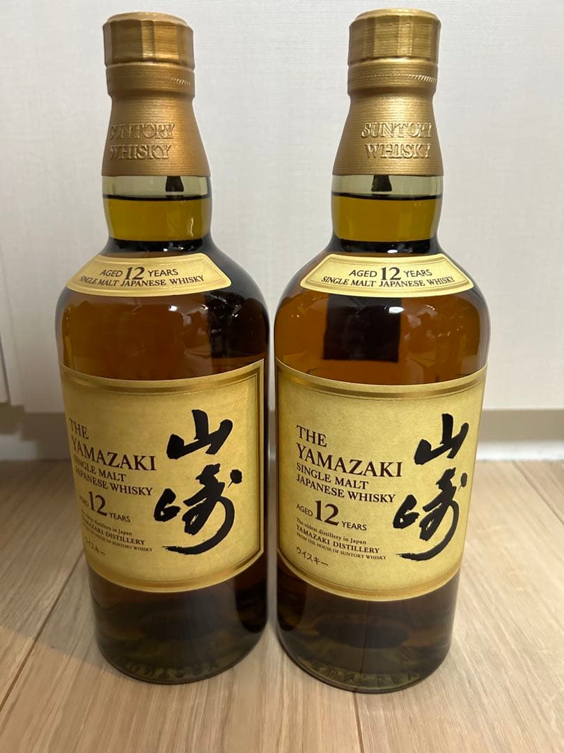 【4/1以降値上がり】サントリー　ウイスキー　山崎12年　700ミリ　2本セット