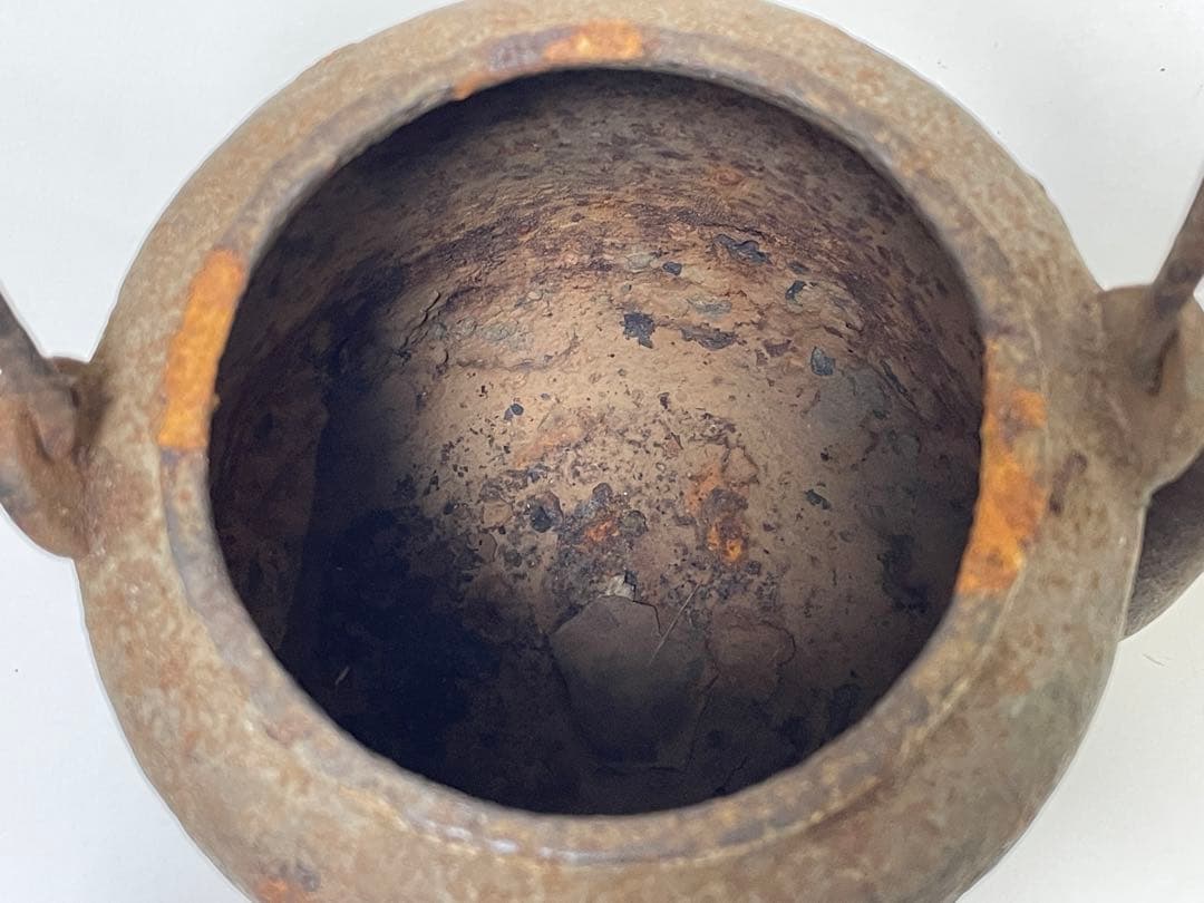 【現状品】青龍堂造 鉄瓶 京鉄瓶 アンティーク 時代物 美術品