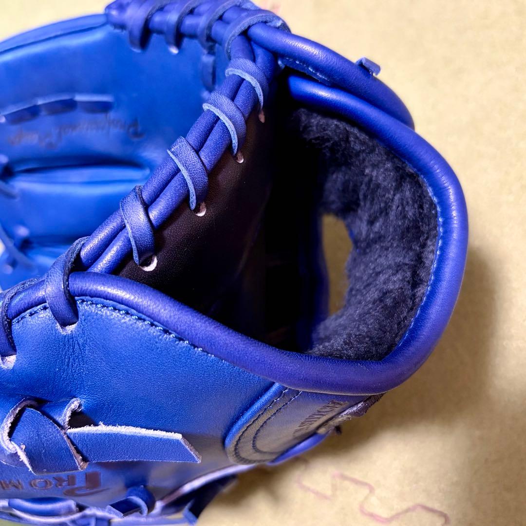 美品　ZETT 日本製 Kデザインウェブ ゼット 投手用 グローブ