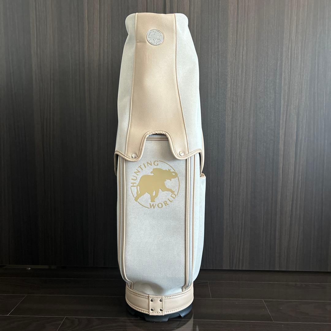 HUNTING WORLD ベージュ キャディバッグ