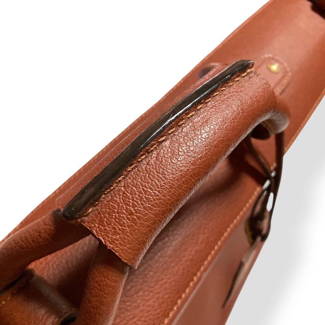 レア★サルヴァトーレ フェラガモ ガーメントバッグ ホース レザー ヴィンテージ