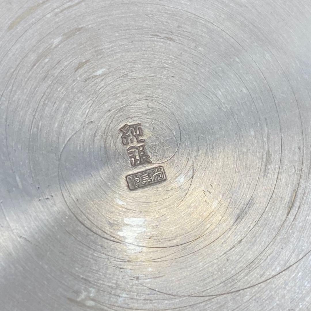 純銀製　鳳凰　建物　ボンボニエール　93g 共箱　東さ8-0208☆2F