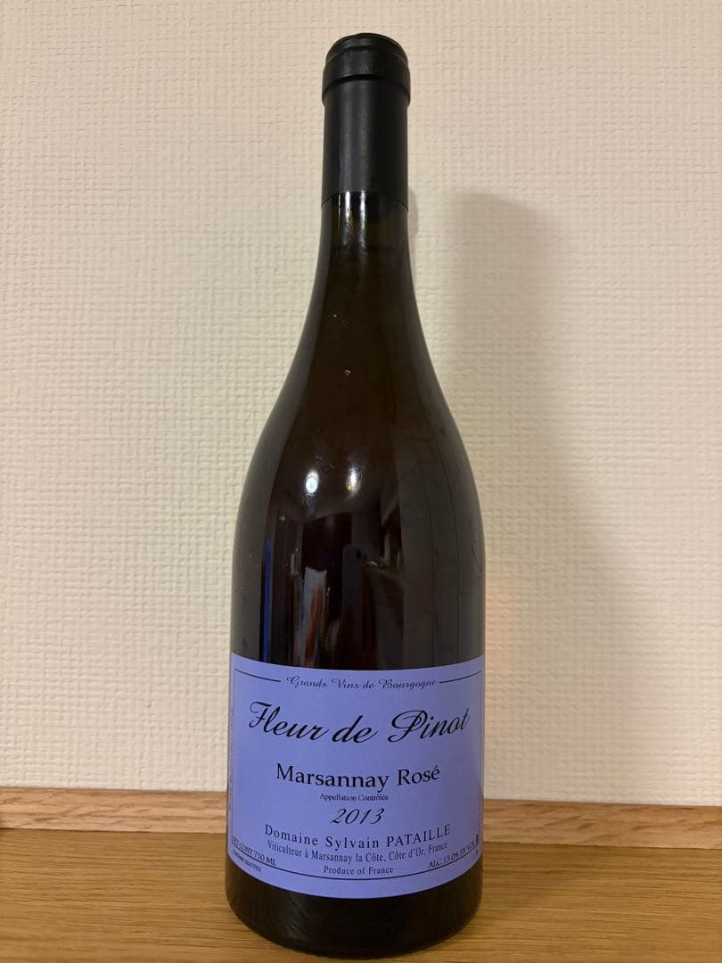 シルヴァンパタイユ　フルールドピノマルサネロゼ2013