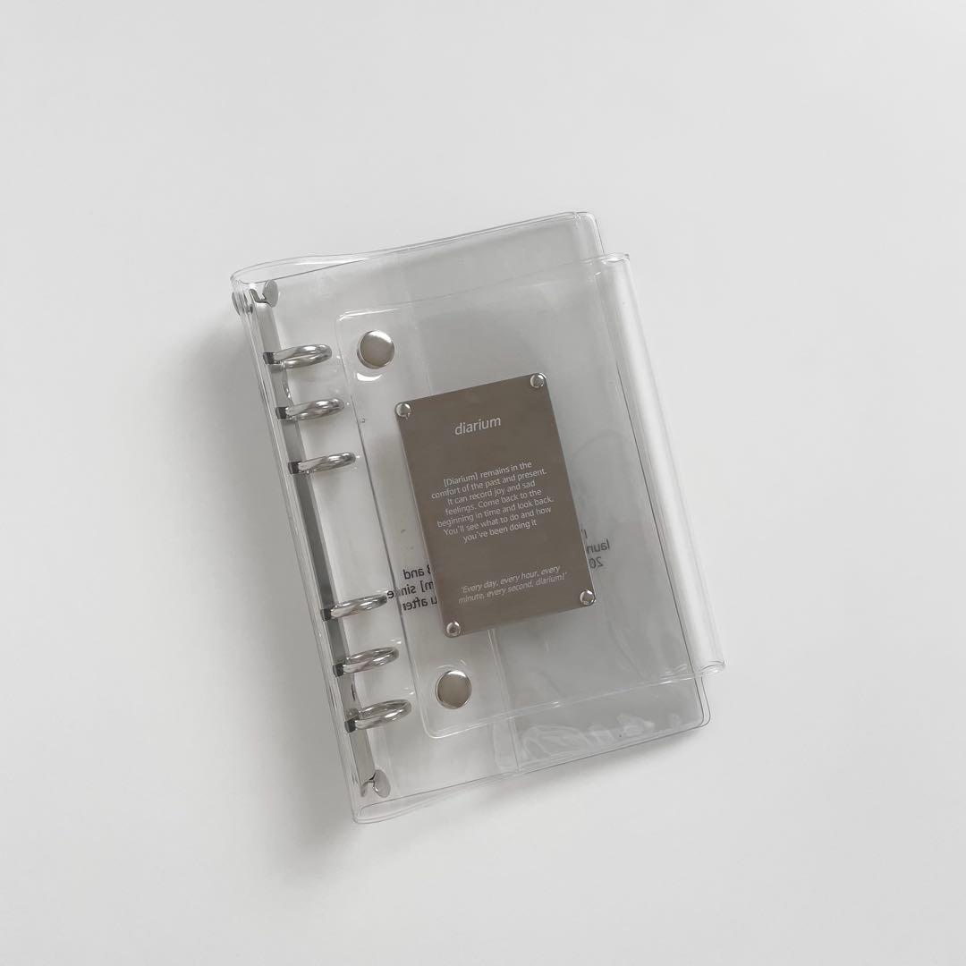 早い者勝ち　韓国　貯金　バインダー　カバー　A6 pvc diarium メタル