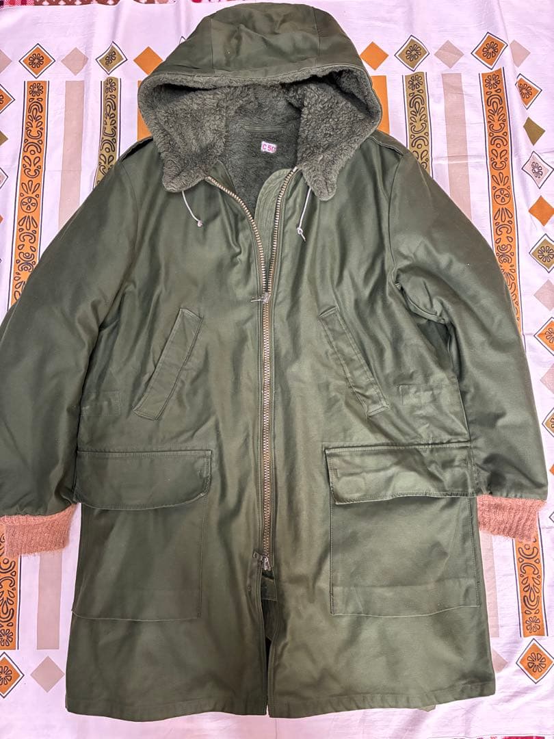 スウェーデン軍◼️60sビンテージ・M59ボアフード付きジャケット・コート◼️実物