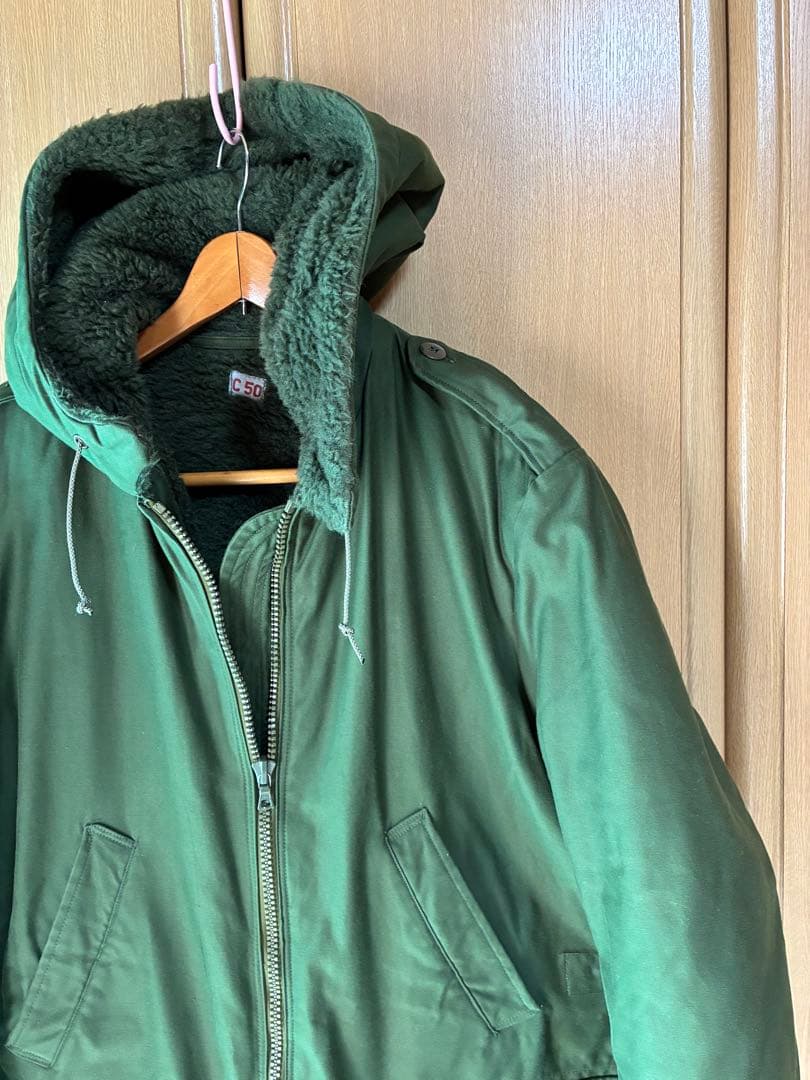 スウェーデン軍◼️60sビンテージ・M59ボアフード付きジャケット・コート◼️実物