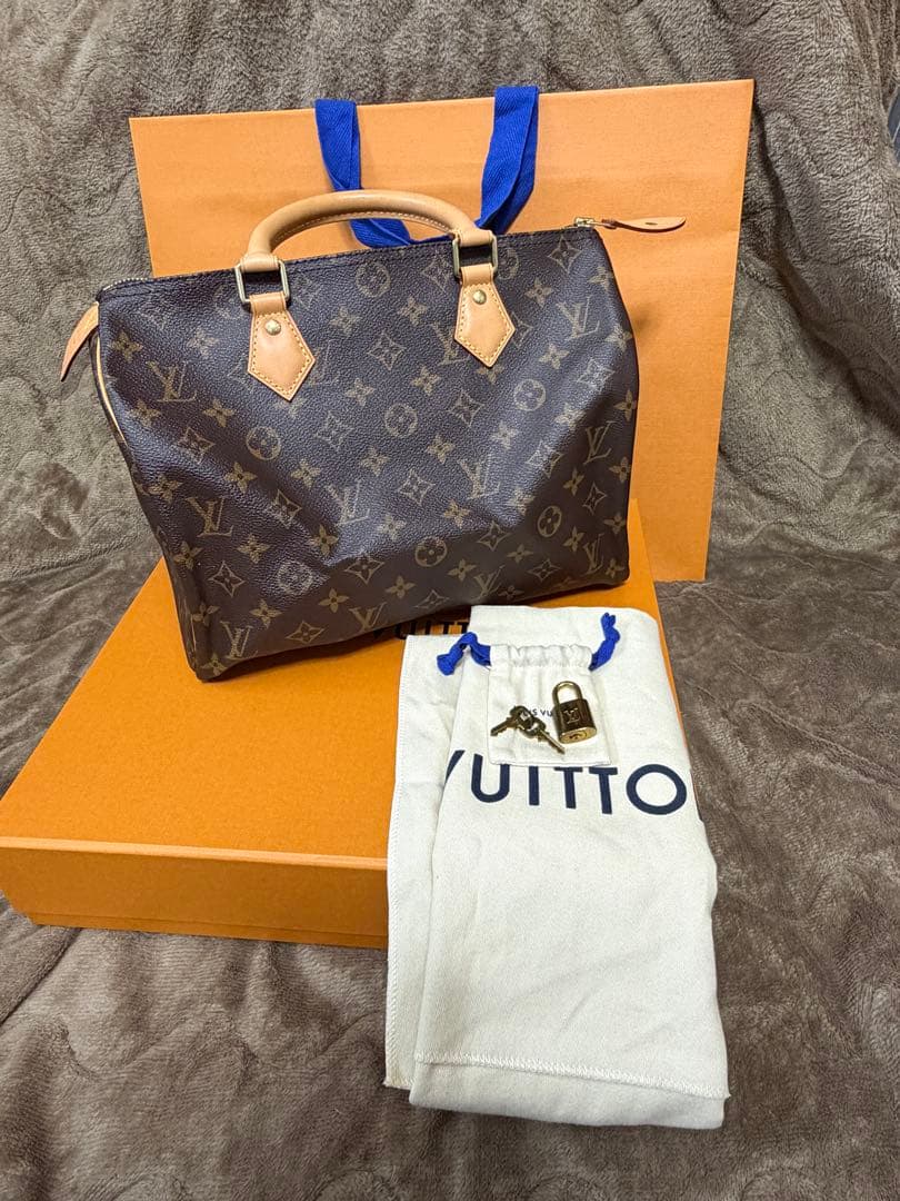 【美品】Louis Vuitton ハンドバッグ モノグラム スピーディ30