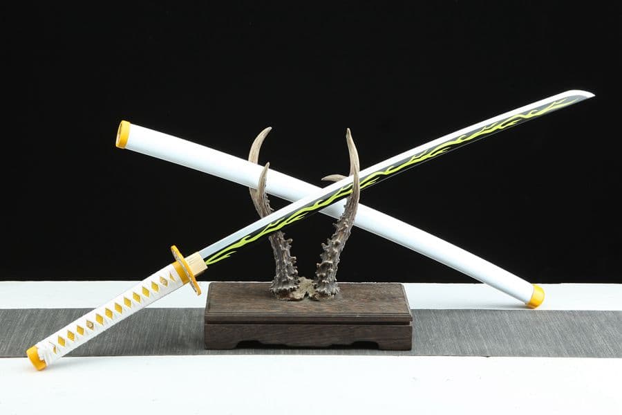 鬼滅の刃 我妻善逸    武具　刀装具　日本刀　模造刀　居合刀 日輪刀