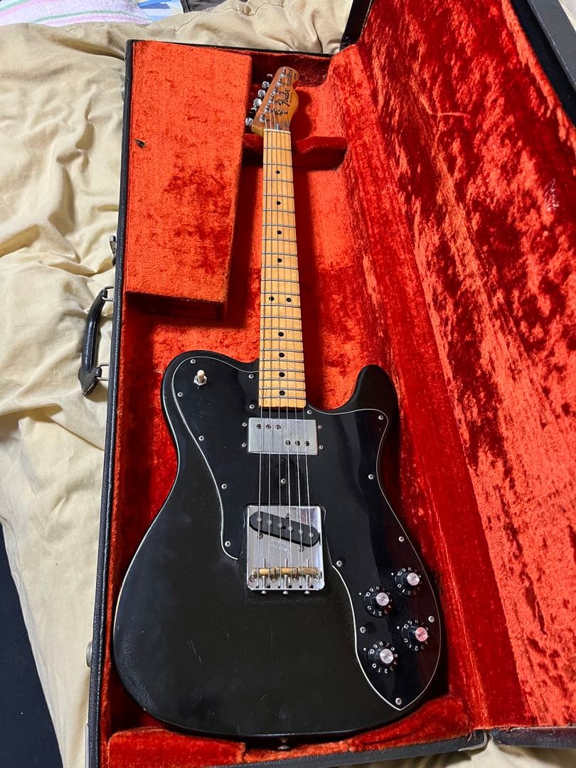 矢沢様1977年製Fender telecaster custom black￼