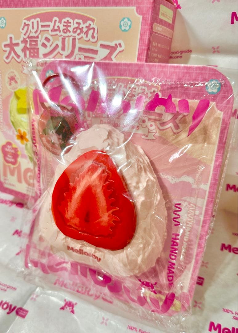 市*司様 mellojoy 大福 クリーム ストロベリー いちご 苺 フルーツ