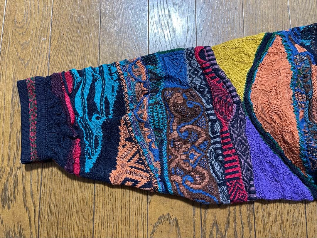 COOGI マルチカラー ニット XL