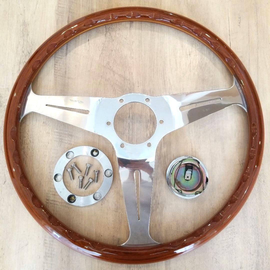 【大径稀少】NARDI☆ナルディクラシックウッドポリッシュ/ヴィンテージ39Φ