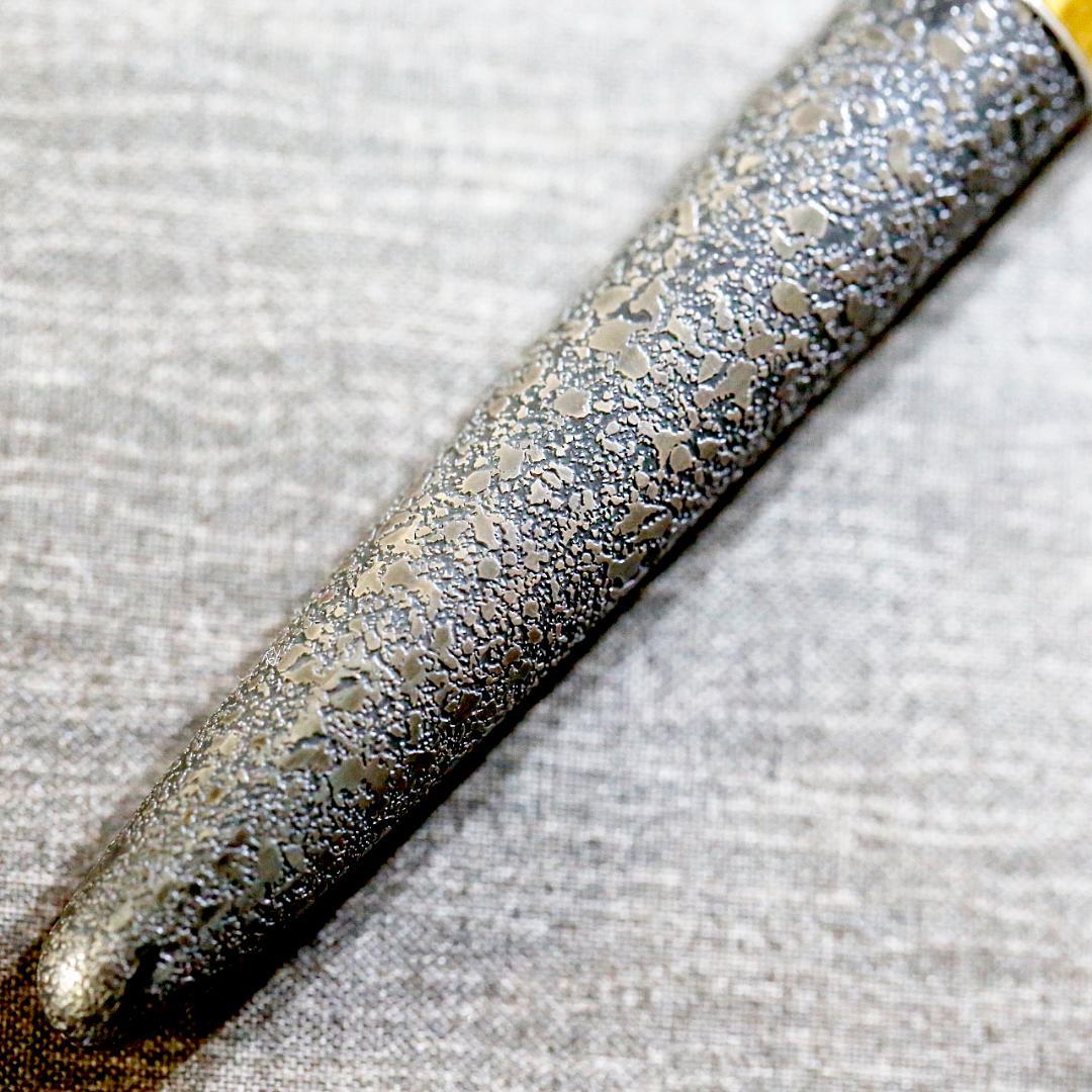 【美品】パイロット 万年筆 シルバーン 燻 いぶし スターリングシルバー