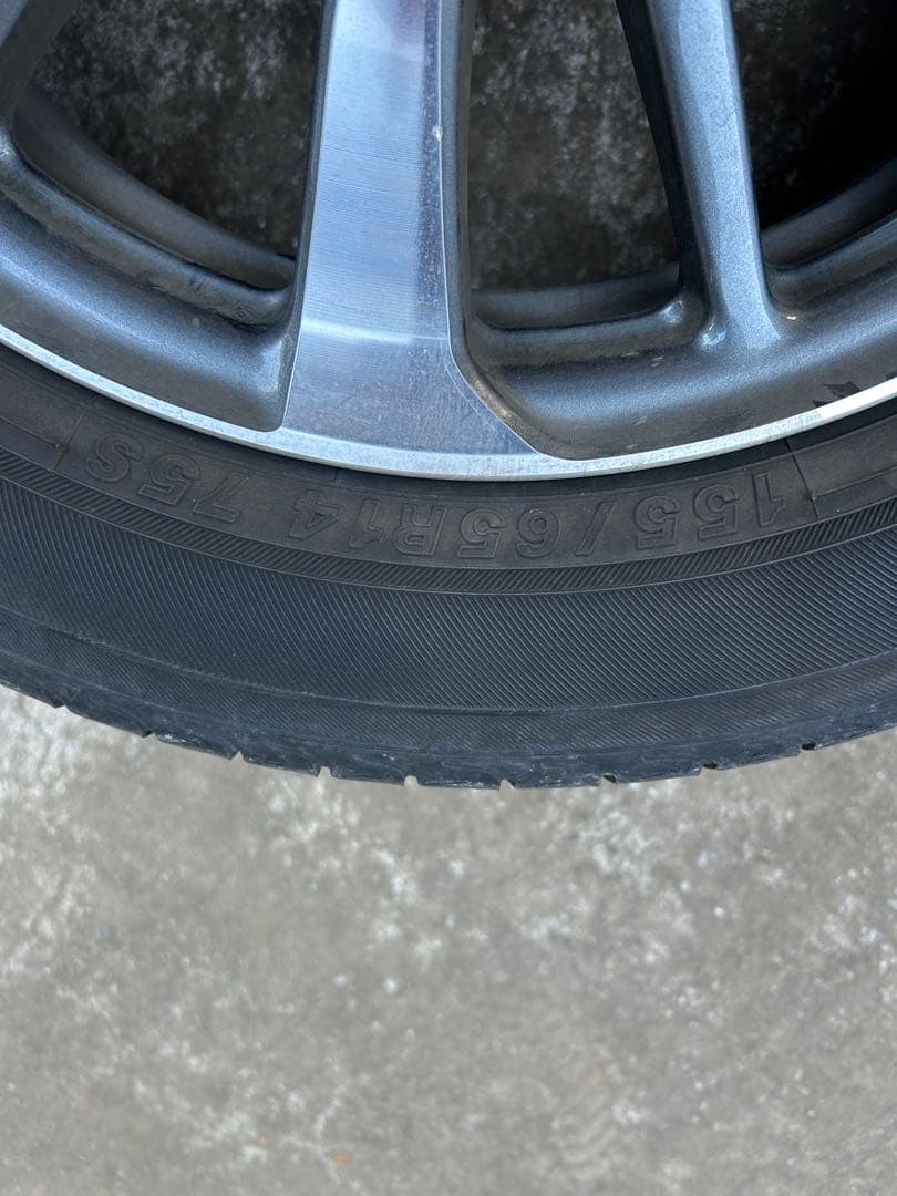 ホンダ 純正14インチ アルミホイール 2本セット　N BOX custom