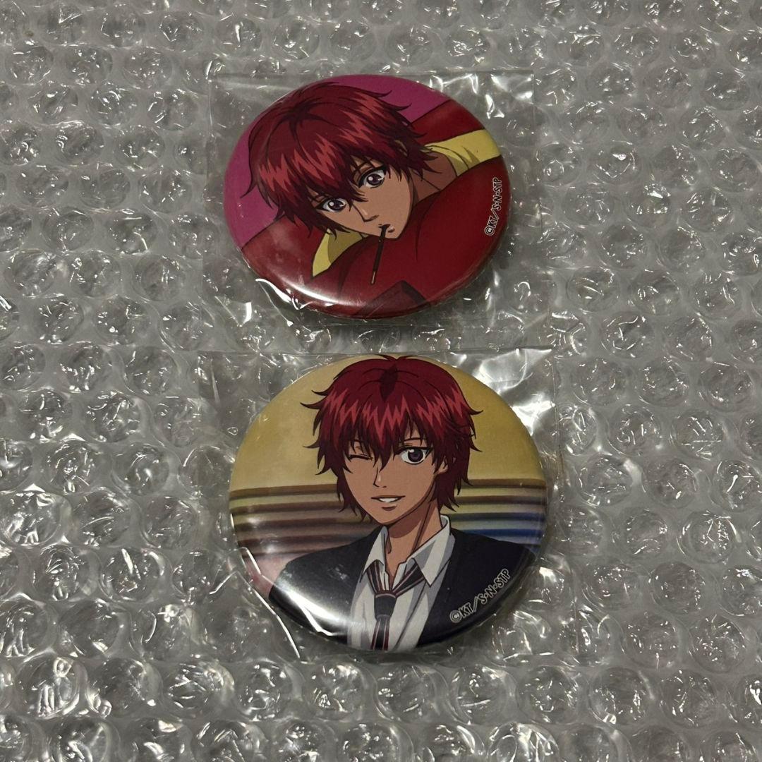 テニスの王子様 テニプリスト くつろぎコレクション缶バッジ 丸井ブン太 2個