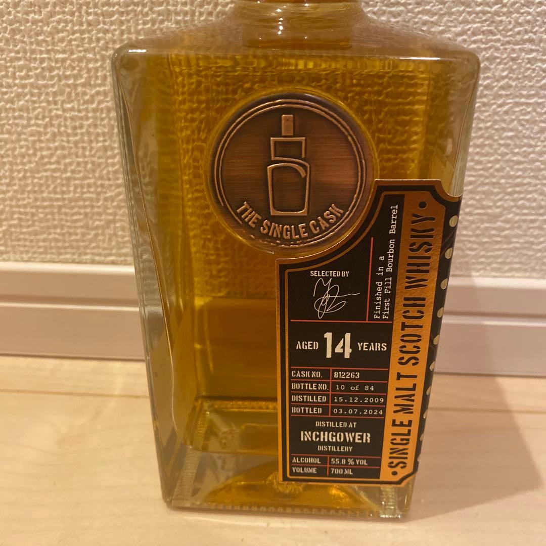 シングルキャスク インチガワー 14年 2009 1stフィル バーボンバレル