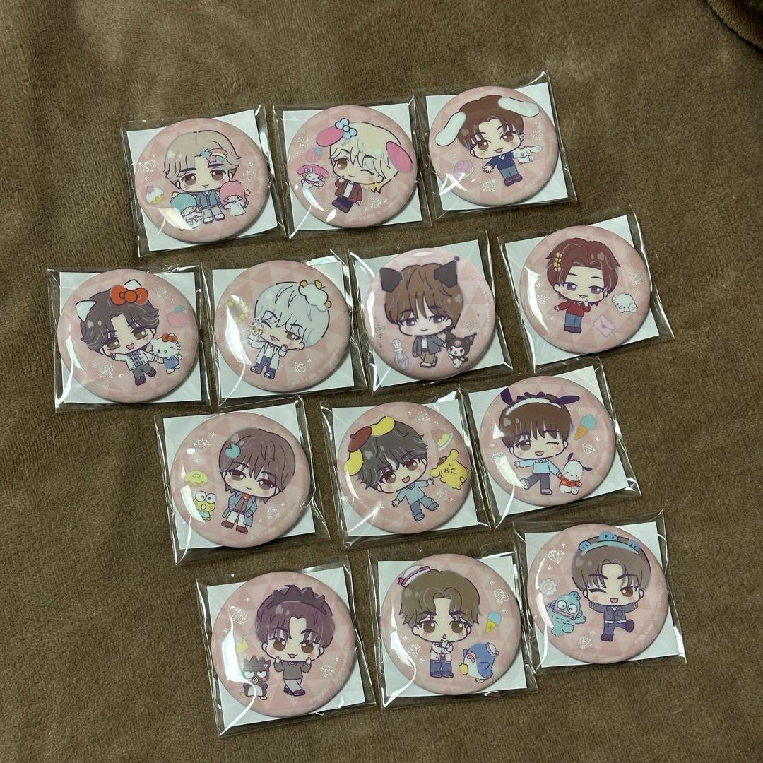SEVENTEEN 缶バッジ サンリオ ドンキ 13種コンプリート