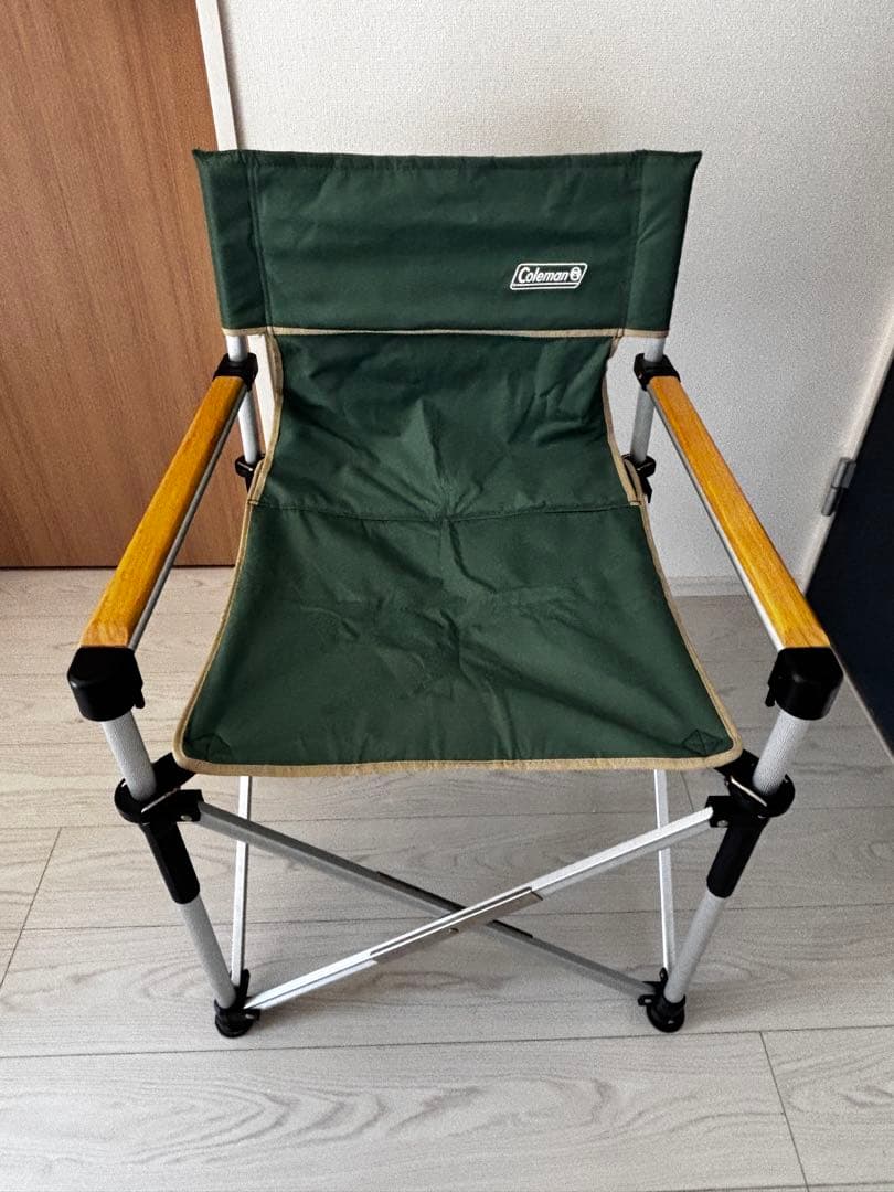 【2個セット】Coleman スリムキャプテンチェア グリーン