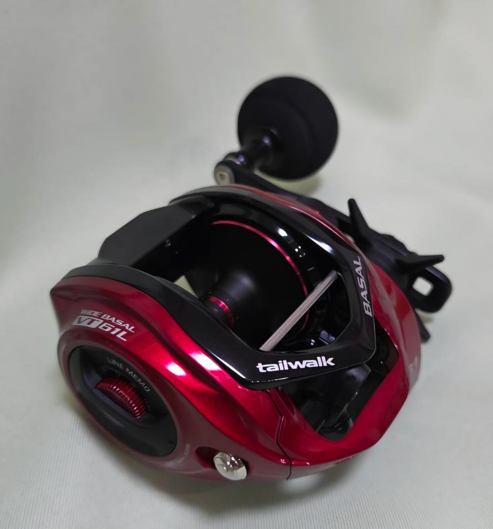 テイルウォーク リール ワイド バサル VT61L レッド