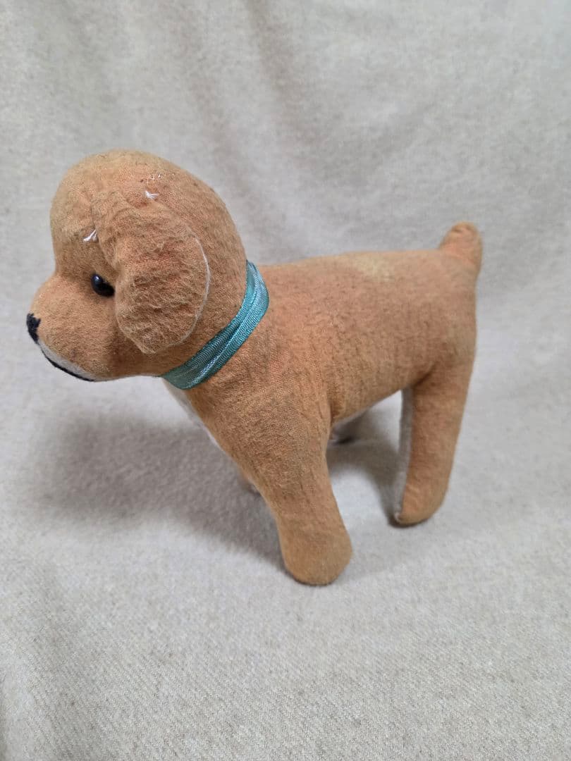 フランスアンティーク　犬ぬいぐるみ