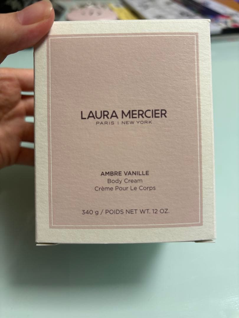 【箱あり】ローラメルシエ　ホイップトボディクリーム　アンバー　バニラ　340g