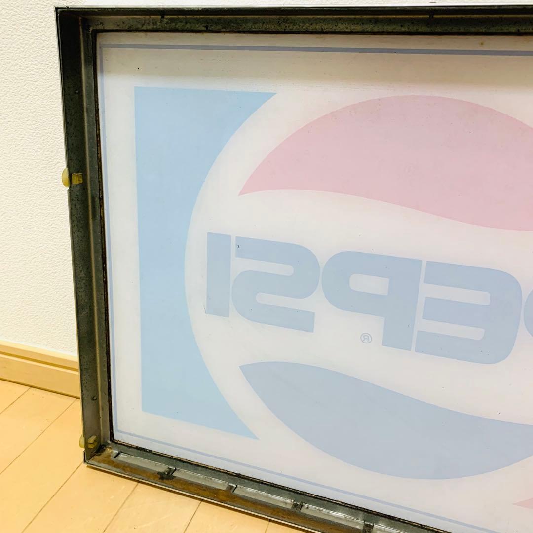 ペプシ PEPSI プラスチック 看板 電飾 フレーム