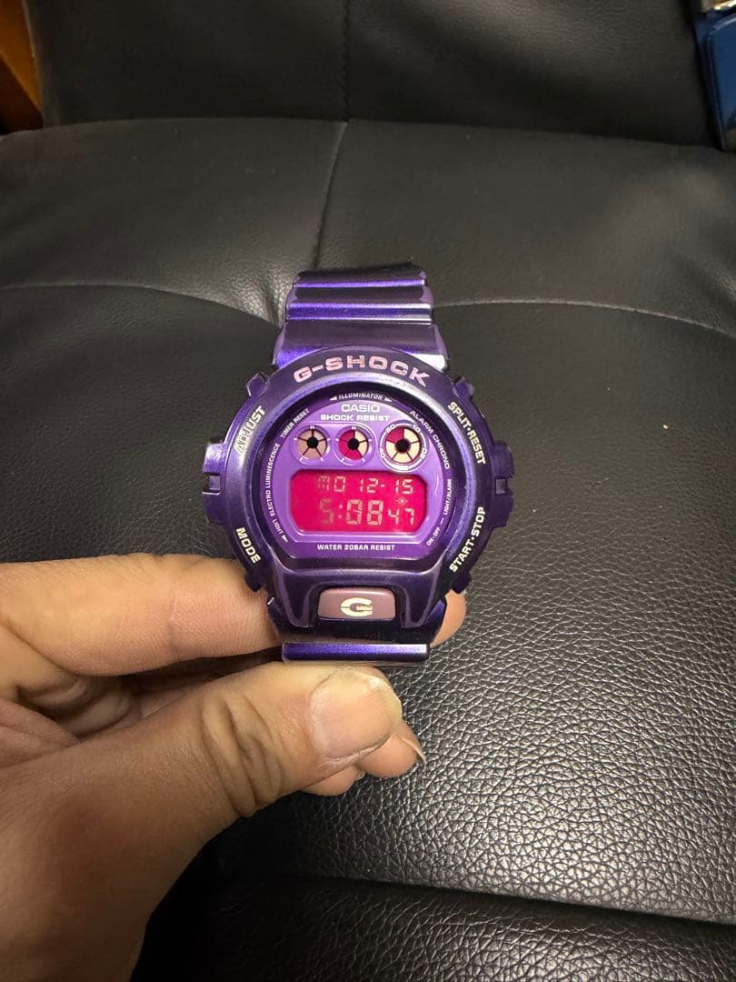 CASIO G-SHOCK クレイジーカラーズ　DW-6900 パープル カシオ