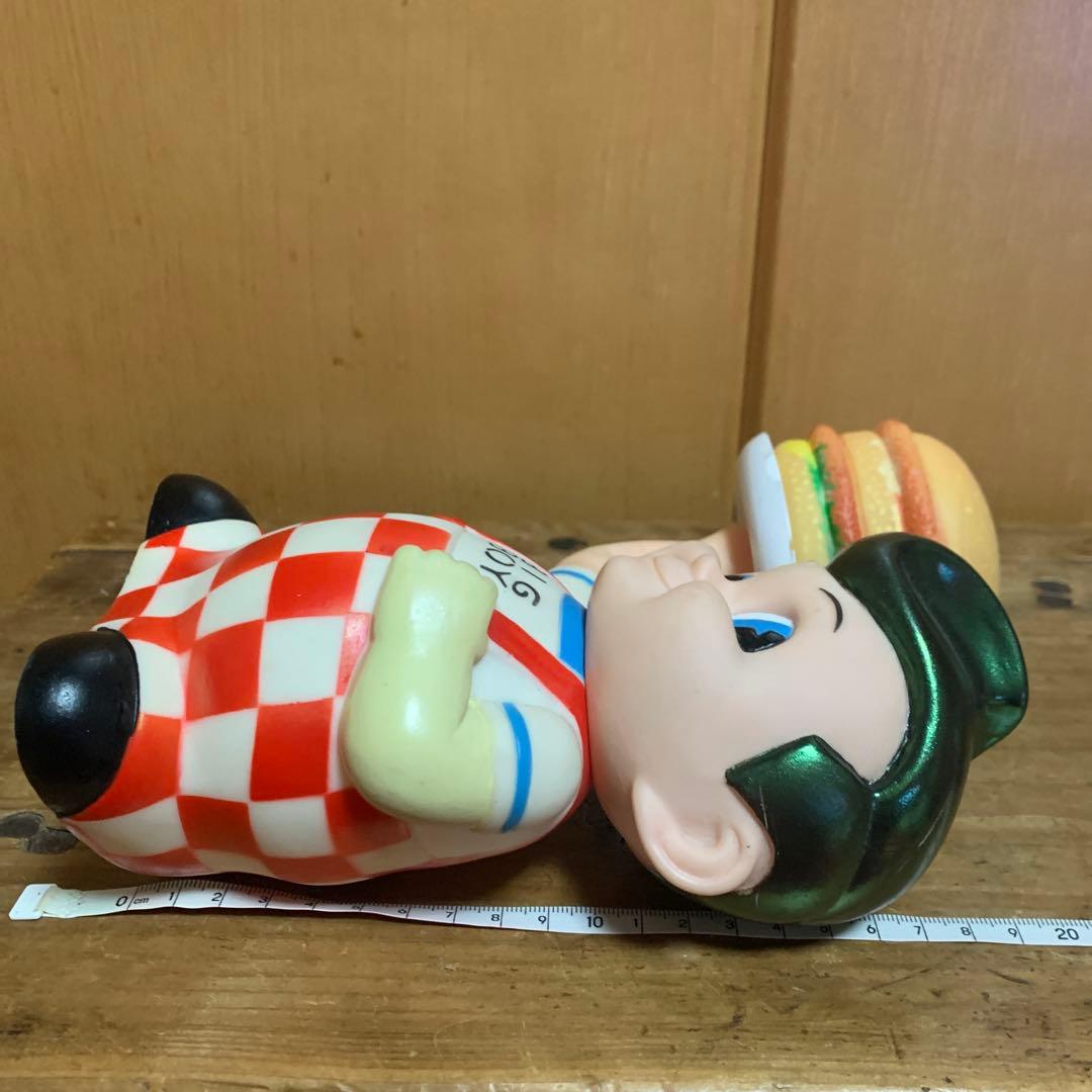 激レアアンティーク　BIG BOY マネーバンク　緑メタリック髪色バージョン