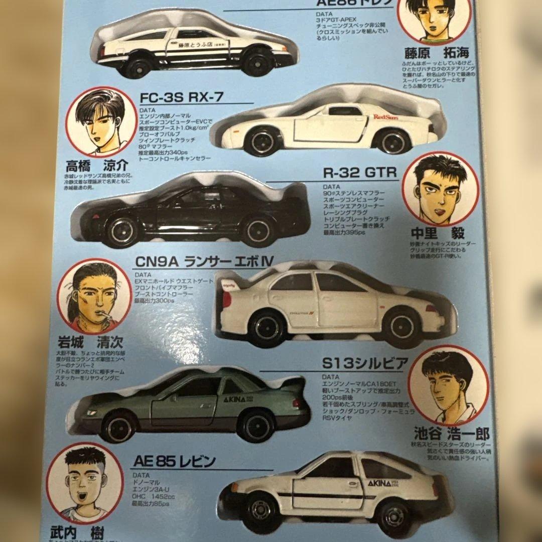 頭文字D コミック Vol.1 ミニカー