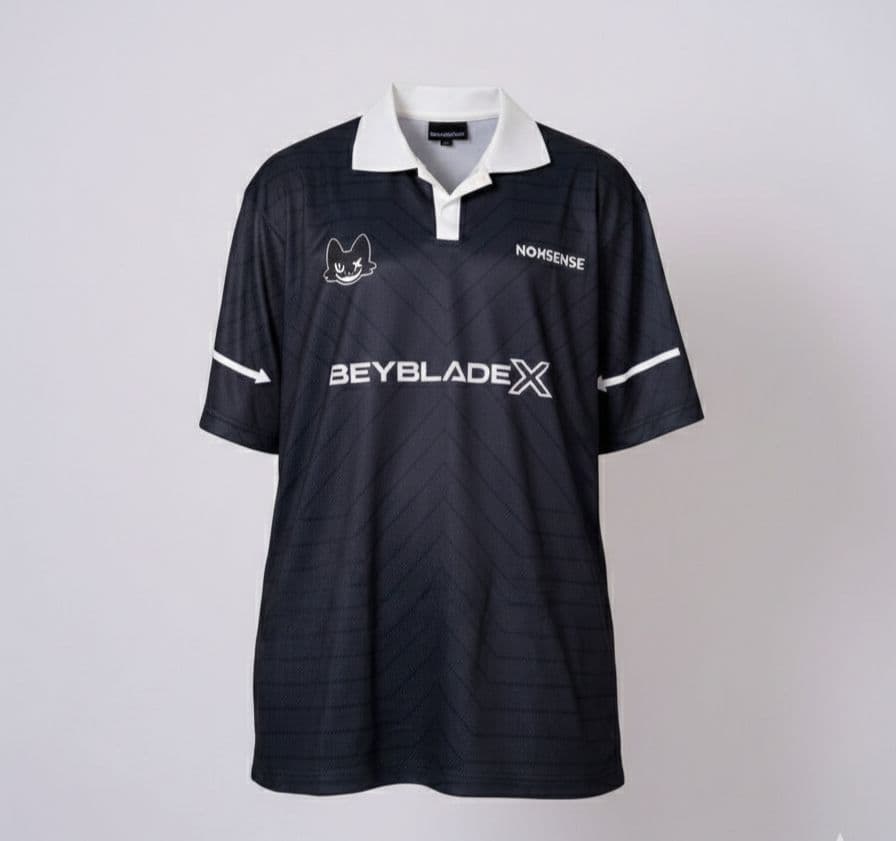 NONSENSE ベイブレードX ブラック Lサイズ　全国大会公式シャツ