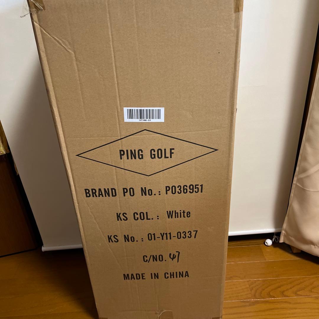 ★値下げ★【新品・未使用】pingレディースキャディバッグ白