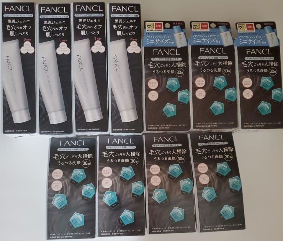 ファンケル　泡ジェル洗顔　ディープクリア洗顔パウダー　うるつゆ洗顔