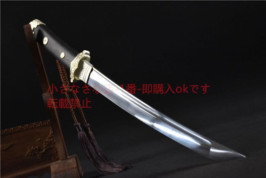 曲げ型簡装唐刀（短めの花梨木鞘）古兵器   武具　刀装具　日本刀　模造刀 居合刀