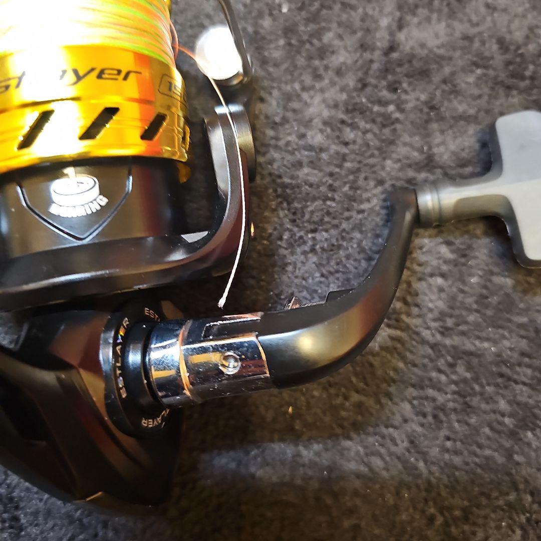 D-12　初心者必見！　シーバスセットエギングにも！新品リール新品peライン結束