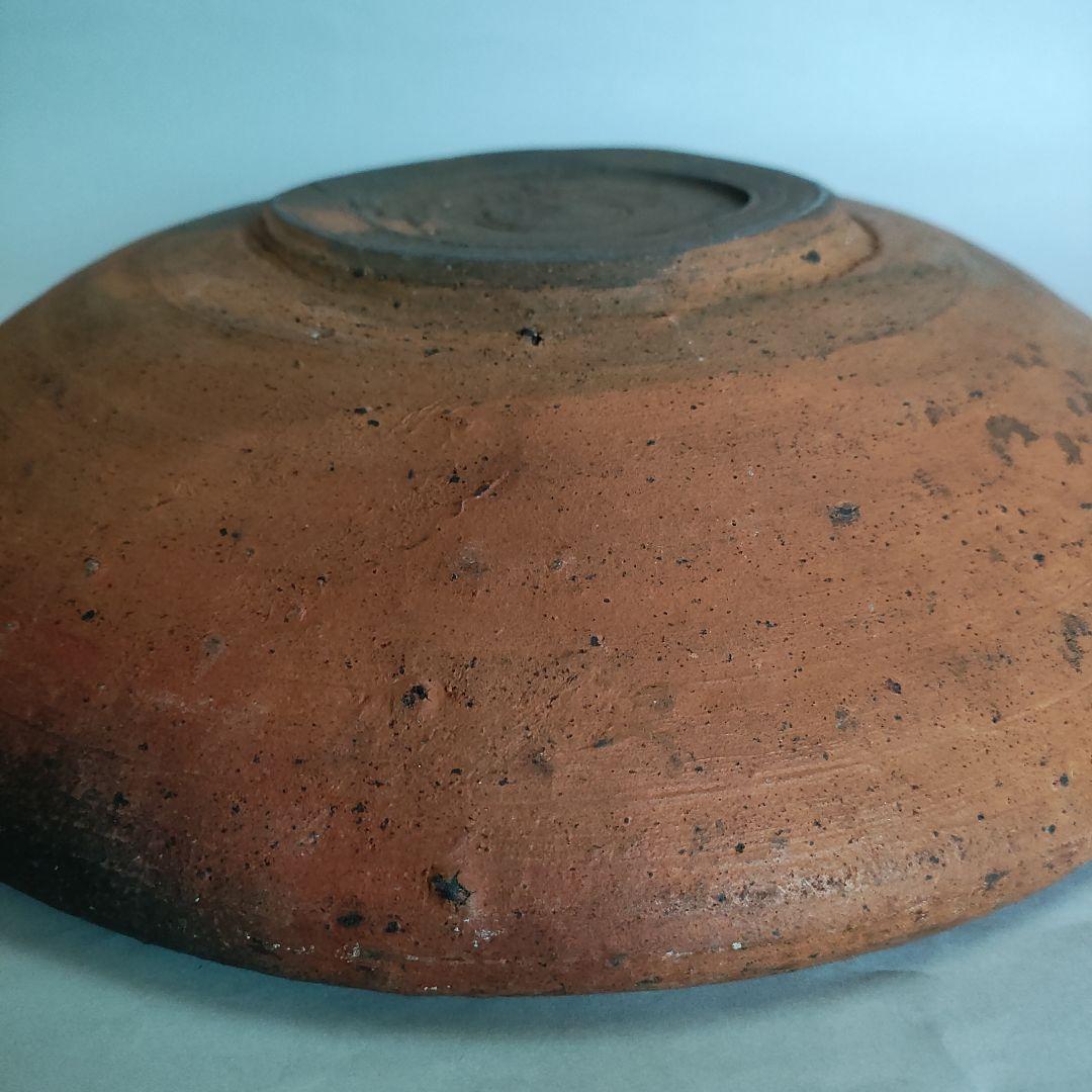 森岡成好　南蛮焼締平鉢　南蛮焼　川淵直樹